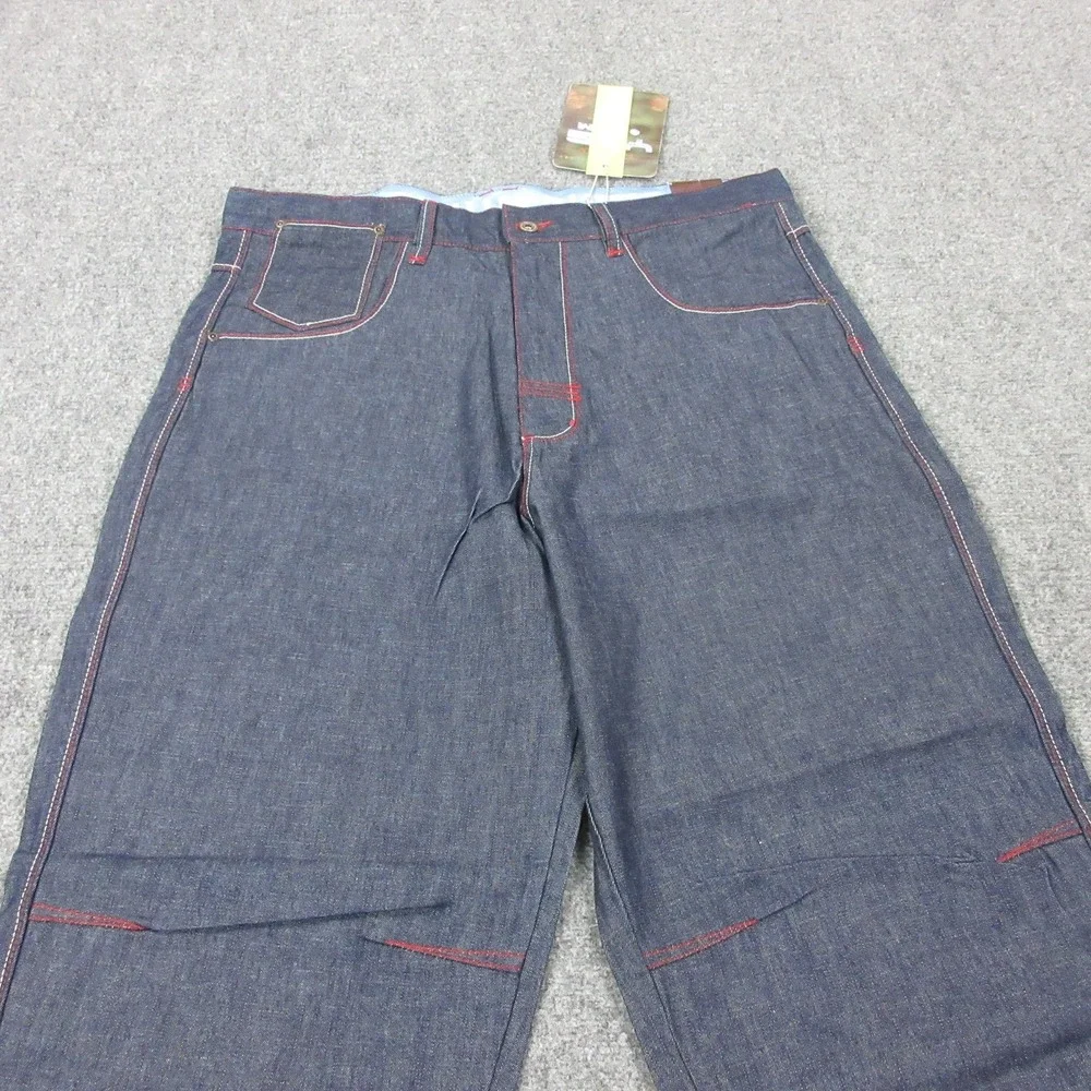 Vintage Platinum FUBU Jeans Mens 38x34 Relaxed Straight Fat Albert Denim Y2K‎